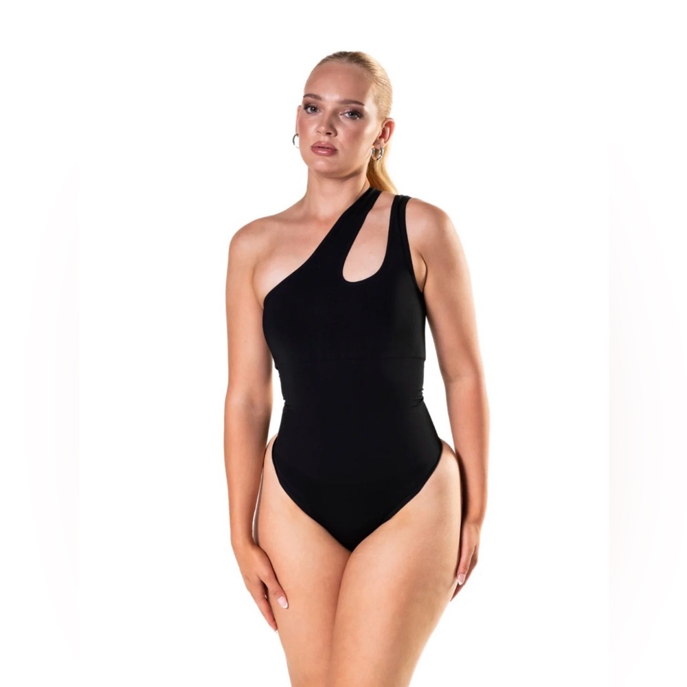 HEYSHAPE One-Shoulder Shapewear Bodysuit